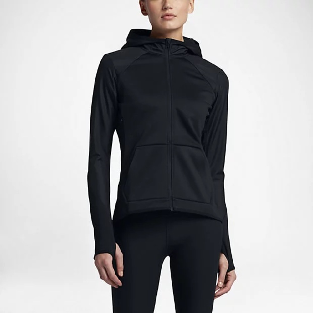 Nike women black Therma Training Hoodie
